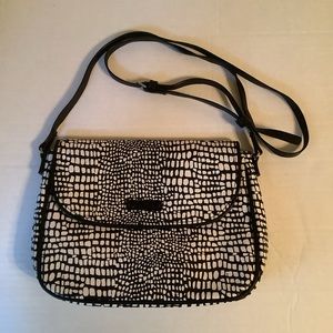Vera Bradley Crossbody Bag Black White